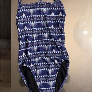 Jolyn Clothing Kids One Piece in Navy and White